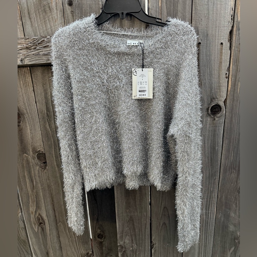 ICHI Silver sweater - Picture 3 of 5